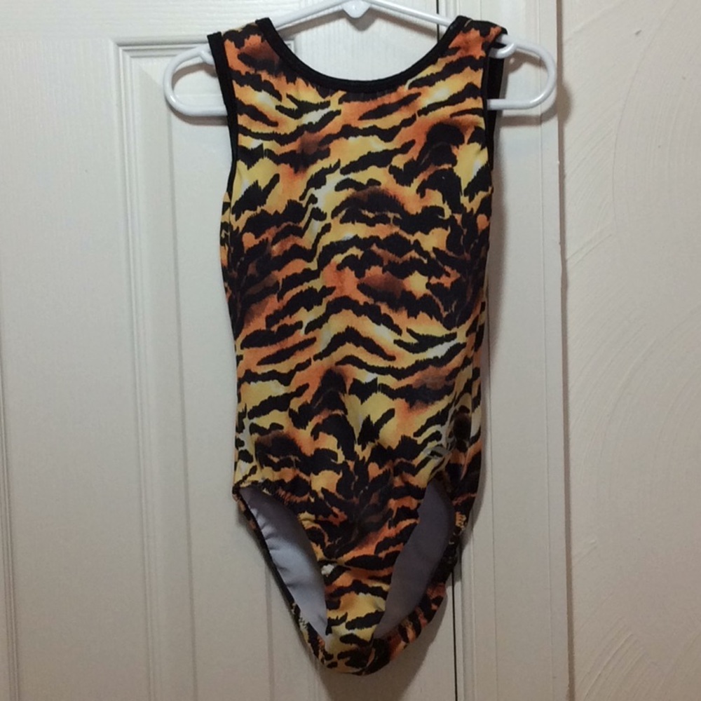 Dreamlight Gymnastics Tiger Print Leotard